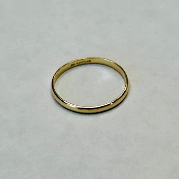 Vintage 10k Gold Band Ring Size 7.5 - Picture 2 of 6